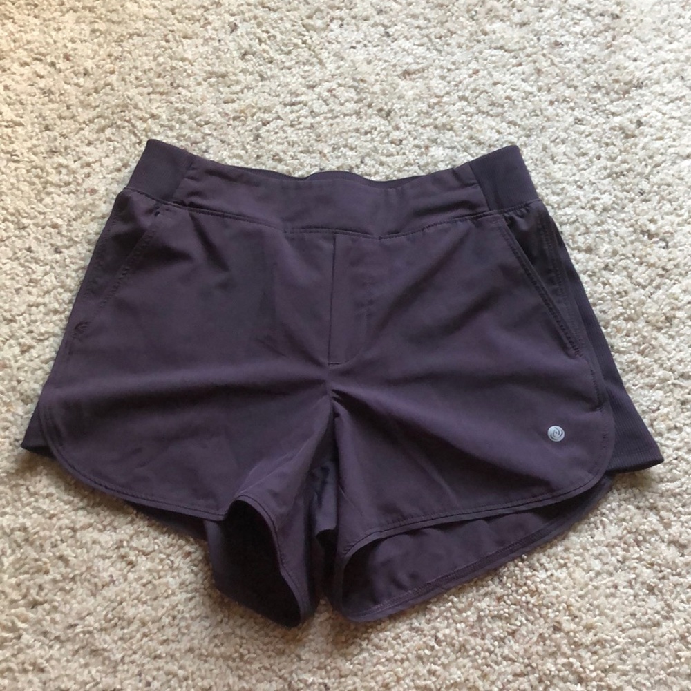Purple Apana athletic shorts